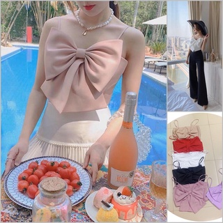 Áo hai dây nơ xinh xắn