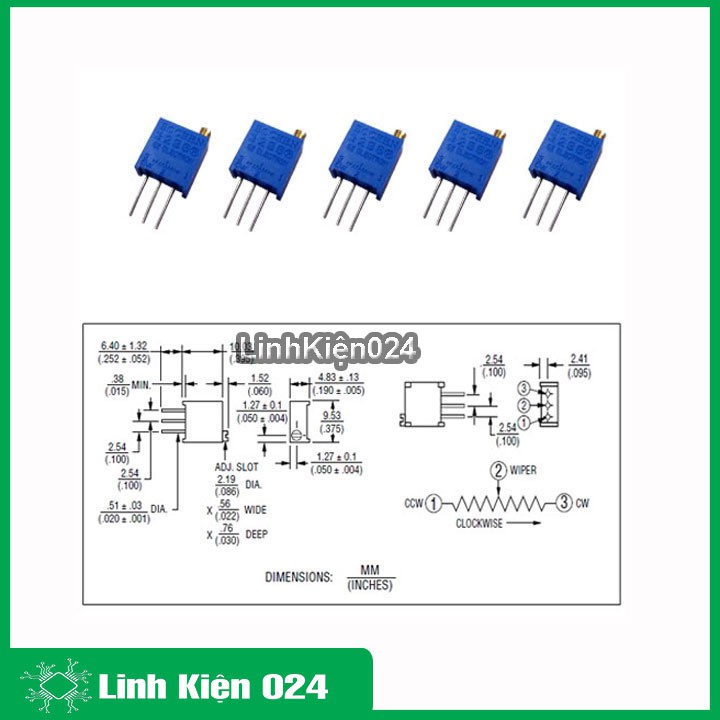 Biến Trở Vi Chỉnh 3296W