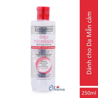 Nước Tẩy Trang Evoluderm Eau Micellaire 250ml