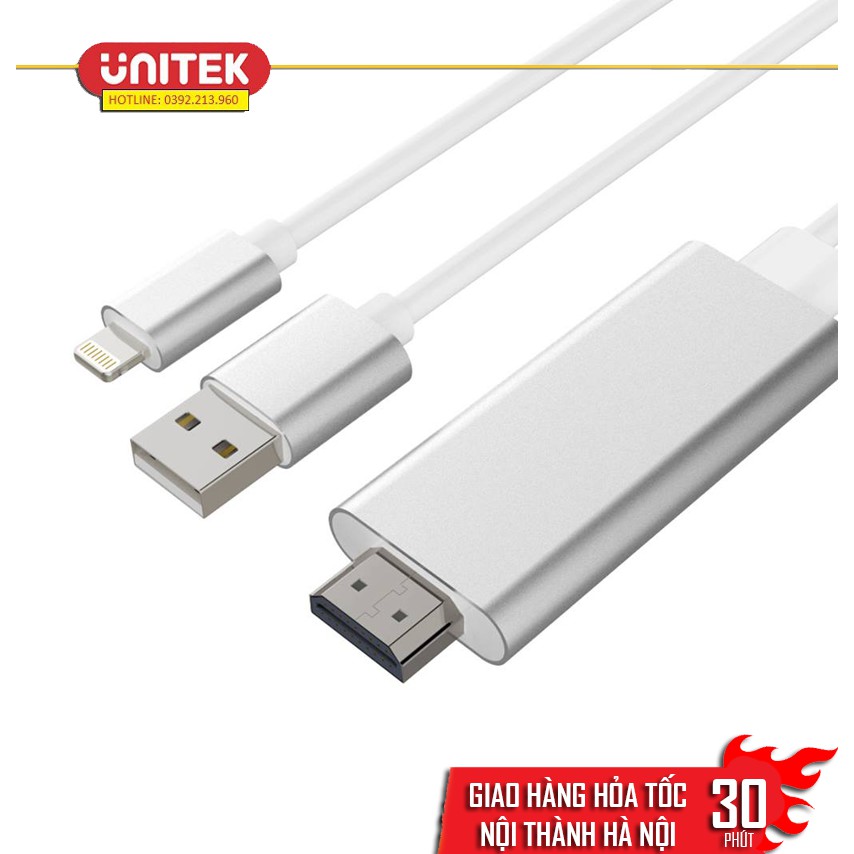 Cáp Lightning to HDMI Phản Chiếu Hình Ảnh Từ Iphone Lên Tivi