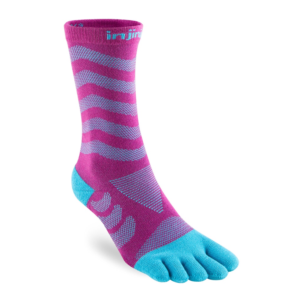 Vớ xỏ ngón chạy đường dài Injinji Women ULTRA RUN Crew - Jam