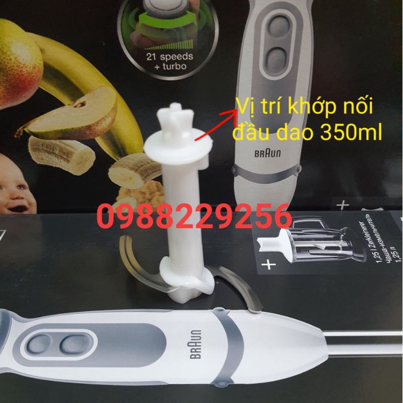 Lưỡi dao máy xay cầm tay braun 350ml MQ 5000/ MQ5035/ MQ5045 MQ5200 MQ5235 MQ5245