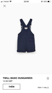 Yếm kaki Zara dư xịn