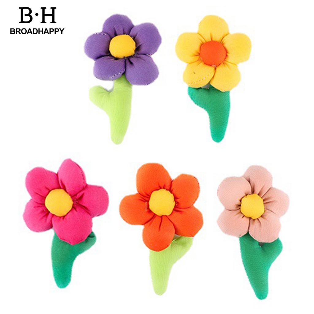 Broadhappy Ghim Cài Áo Hình Bông Hoa Mắt To Bắt Mắt Bằng Vải Mềm Làm Quà Tặng Sinh Nhật
