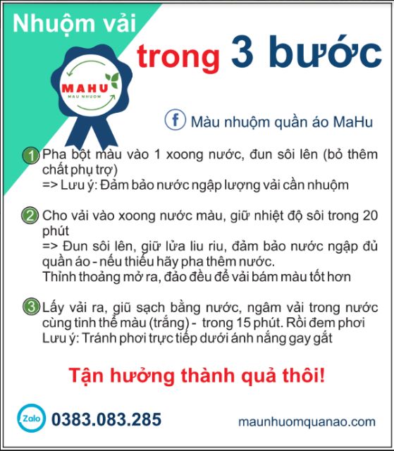 Bột nhuộm giày vải