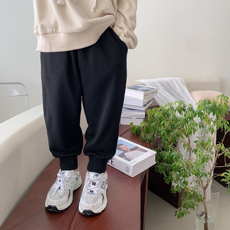 Quần Nỉ Bo Chun Gấu Cho Bé