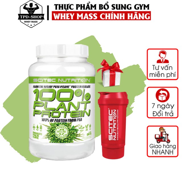 [ Thuần Chay ] 100% Plant Protein| Đạm Whey Thực Vật| Siêu Tinh Khiết Từ Đậu Pisane | Tăng Cơ Giảm Mỡ| Vị Cực Ngon