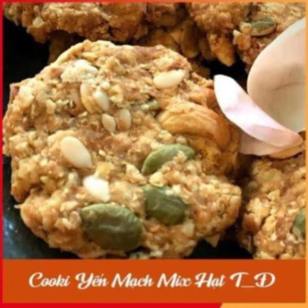 Bánh Ăn Kiêng 🍪 GIẢM CÂN 🍪 Cookie Yến Mạch Mix Hạt Tiểu Đường_ Bánh dành cho người tiểu đường ăn kiêng, giảm ký ma20s