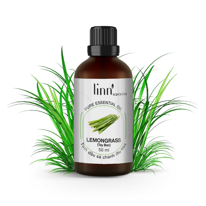 Linn'saroma - Tinh dầu thiên nhiên - Sả Chanh Tây Bắc -10ml/30ml/50ml/100ml