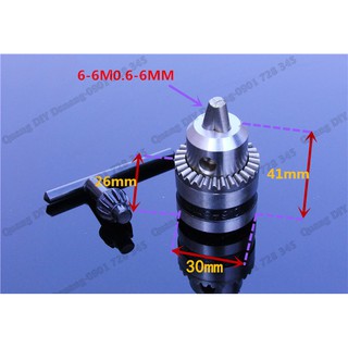 [Quang DIY Da Nang] Drill chuck B10- măng ranh B10 - đầu kẹp mũi khoan b10 dụng cụ sáng tạo