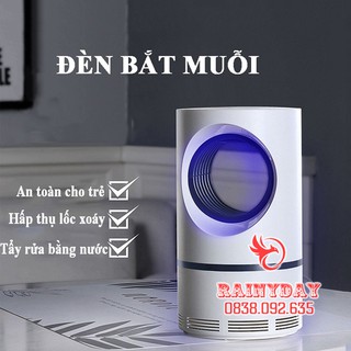 Đèn bắt muỗi hình trụ thông minh bóng hút led tia uv thế hệ mới 2020 đầu cắm cổng usb cho phòng ngủ to nhỏ