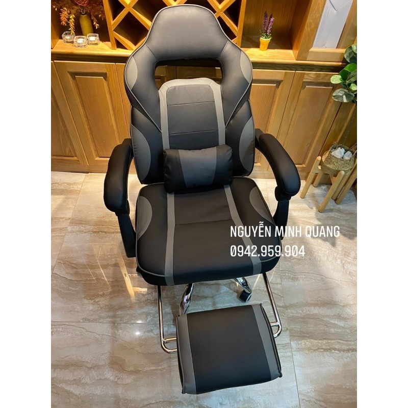 Ghế Gaming Da Pu Ngã Lưng ( Massage Gối Rung ) | BigBuy360 - bigbuy360.vn