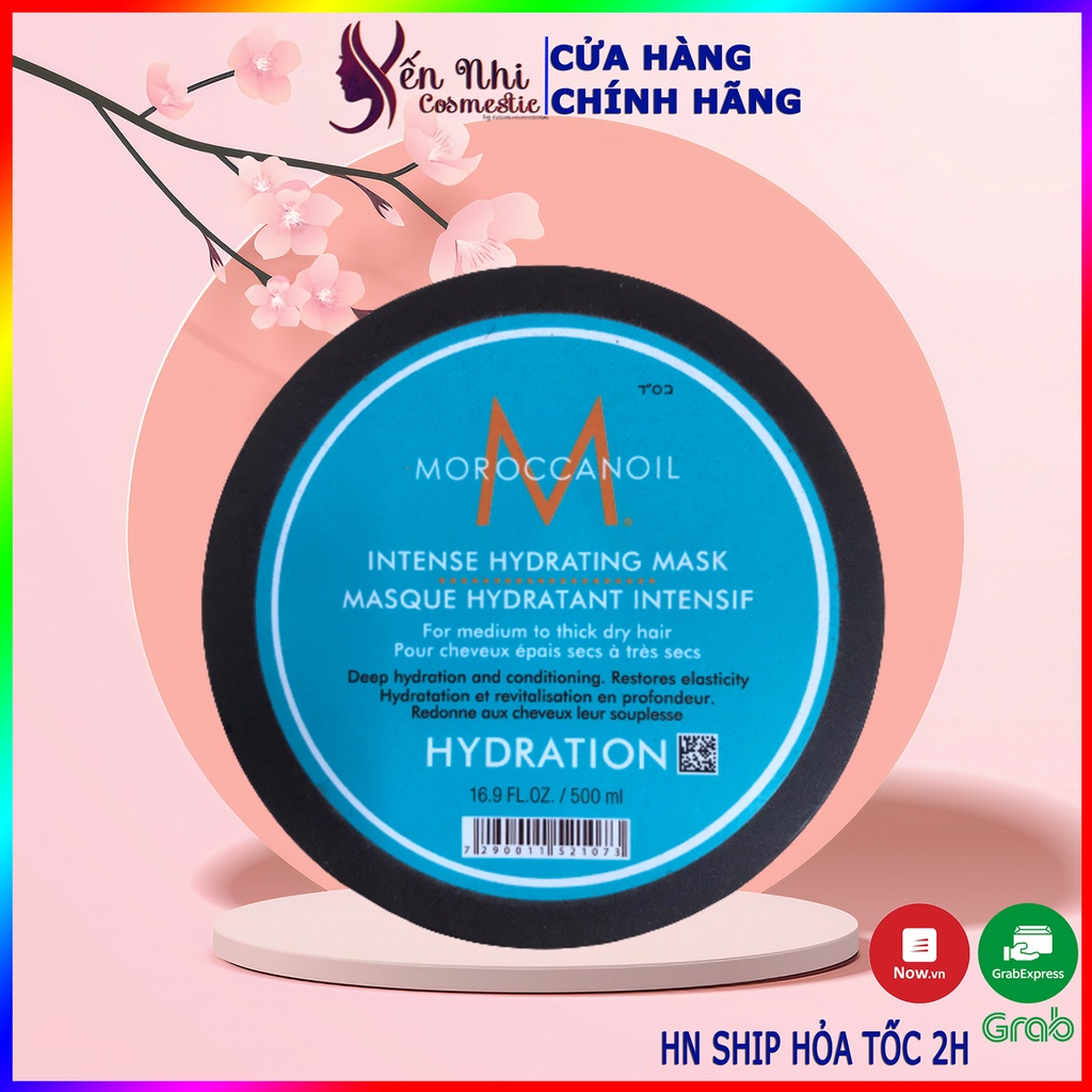 ủ tóc Moroccanoil giữ ẩm sâu chính hãng dầu hấp tóc phục hồi hư tổn moroccanoil treatment  Hydrating Mask 500ml