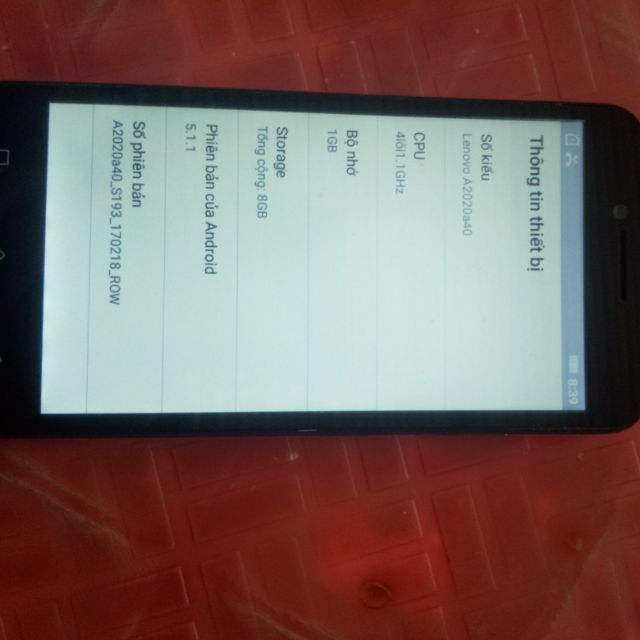 Điện thoại lenovo vibe C