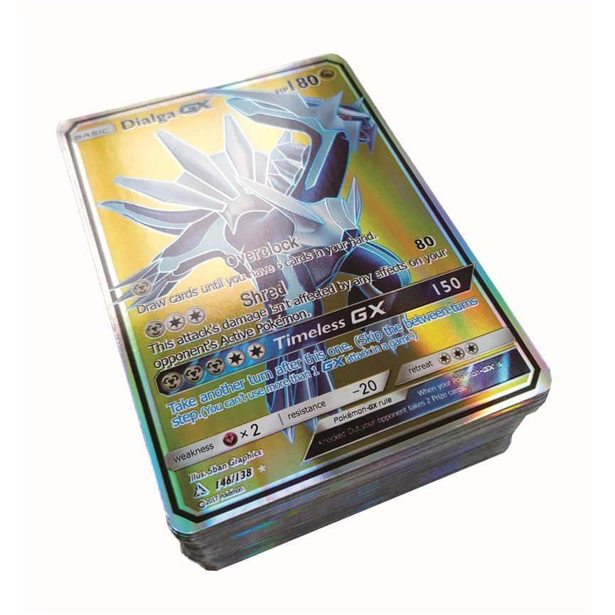 Set 20 / 60 / 120 Thẻ Bài Pokemon Đồ Chơi Phiên Bản Tiếng Anh