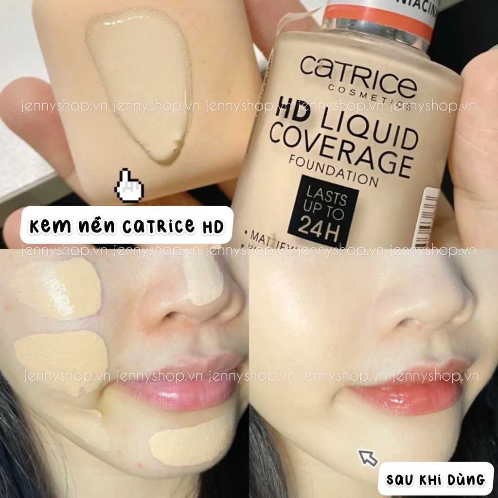 Kem Nền Catrice HD Liquid Coverage Foundation 30ml