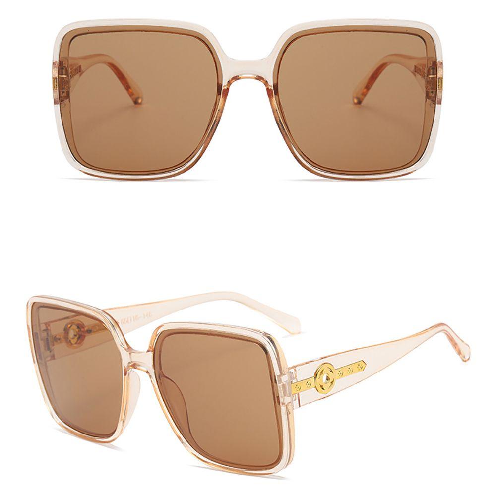 IVORY Kính Mát Gọng Vuông Chống Bức Xạ Phong Cách Hàn Quốc Cổ Điển Thời Trang Cho Nam Và Nữ