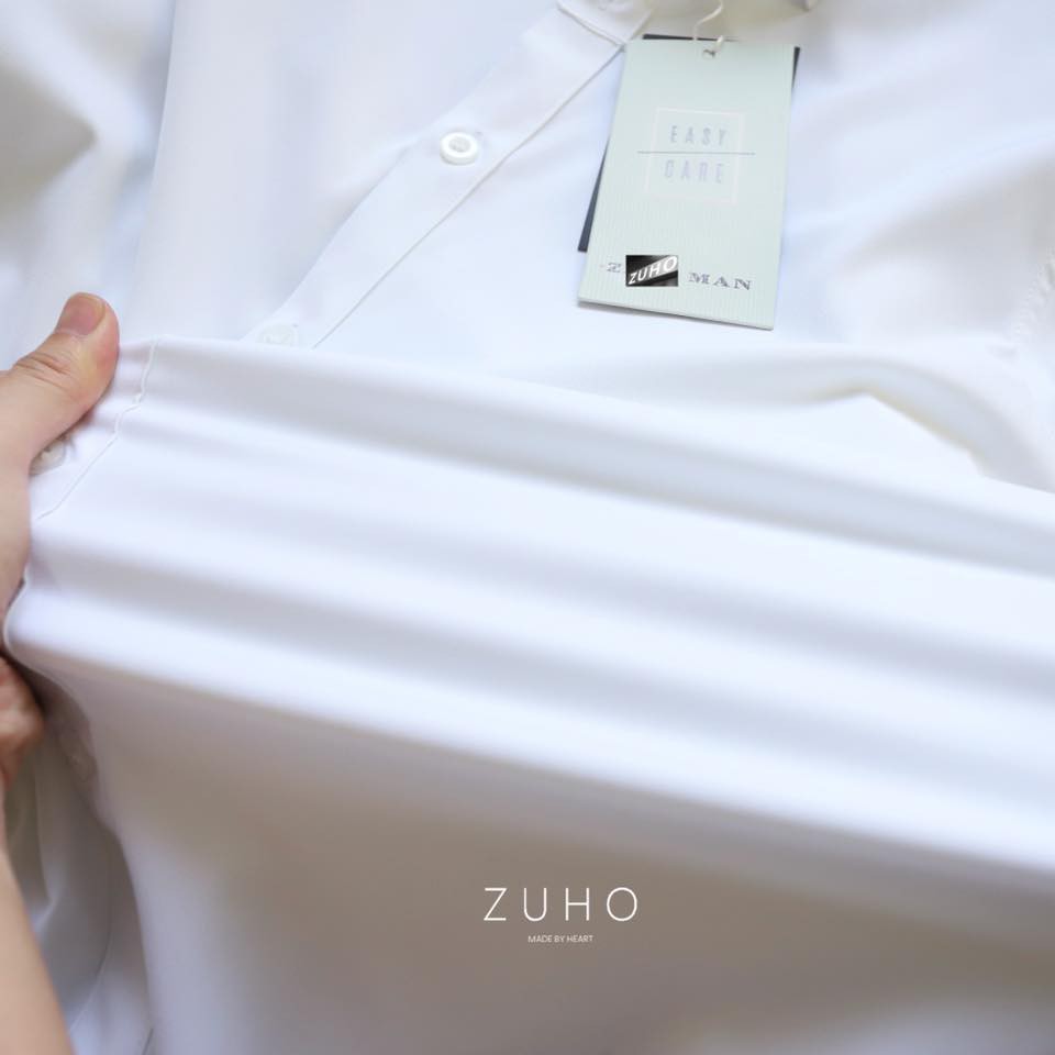 Áo sơ mi màu trắng chất lụa không nhăn | BigBuy360 - bigbuy360.vn