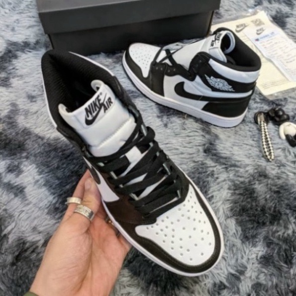 ,Giày Jordan Panda Cao Cổ  Giày JD1 Trắng Đen Panda Cao Cổ | BigBuy360 - bigbuy360.vn