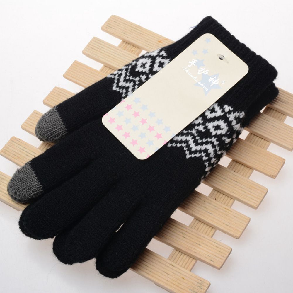Găng tay đan len giữ ấm cho nam và nữ