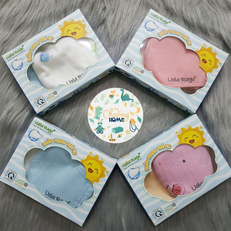Set 2 Khẩu Trang Vải Organic Cotton Uala Cho Bé (Được Chọn Set) • Choding Home | BigBuy360 - bigbuy360.vn