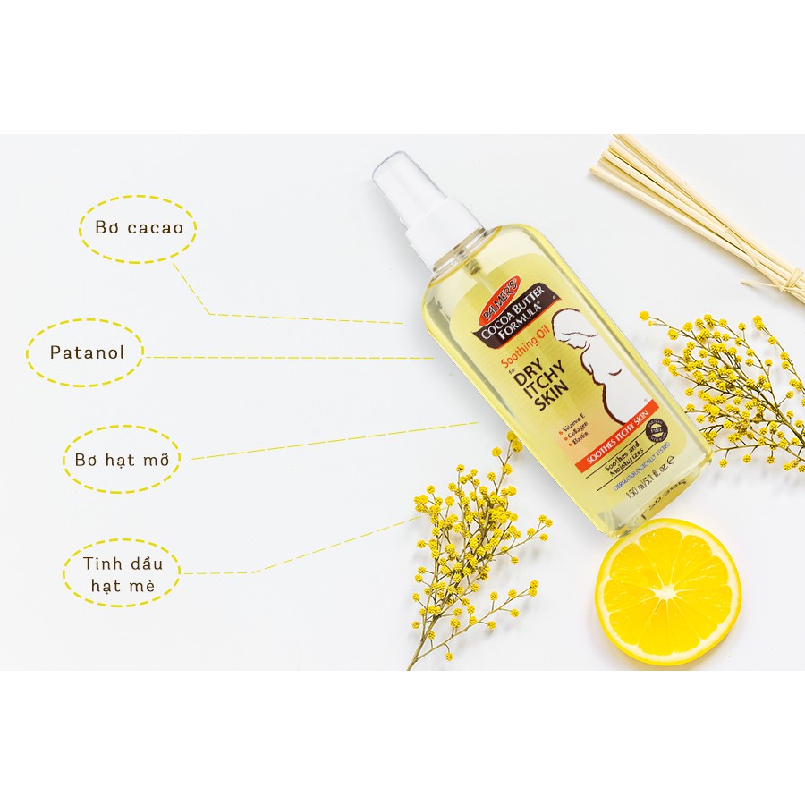 DẦU DÀNH CHO DA KHÔ VÀ NGỨA PALMER'S SOOTHING OIL FOR DRY ITCHY SKIN 150ml