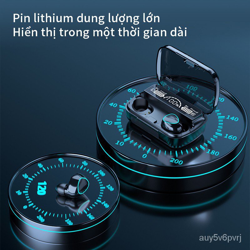 Giao Hàng Nhanh ChóngTai nghe Bluetooth M10 sử dụng 2 tai 5.1TWS không dây phong cách thể thao cao cấp không thấm nước