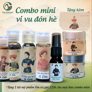 Combo 7 sản phẩm dưỡng thể mini om