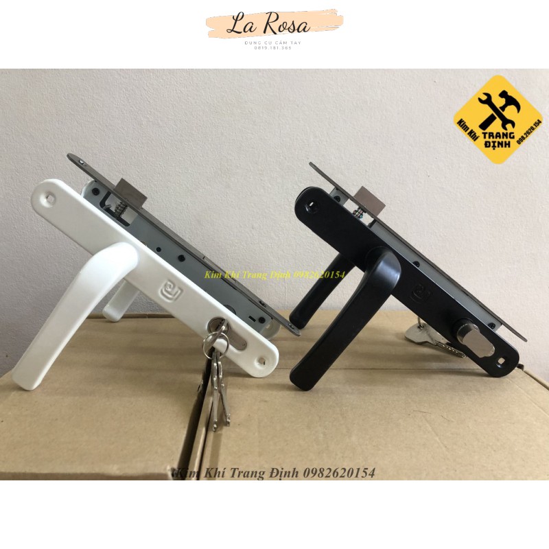 Khoá tay gạt cửa nhôm CHUGN lắp hệ việt pháp 4400, cửa nhựa, nhôm cỏ loại 1