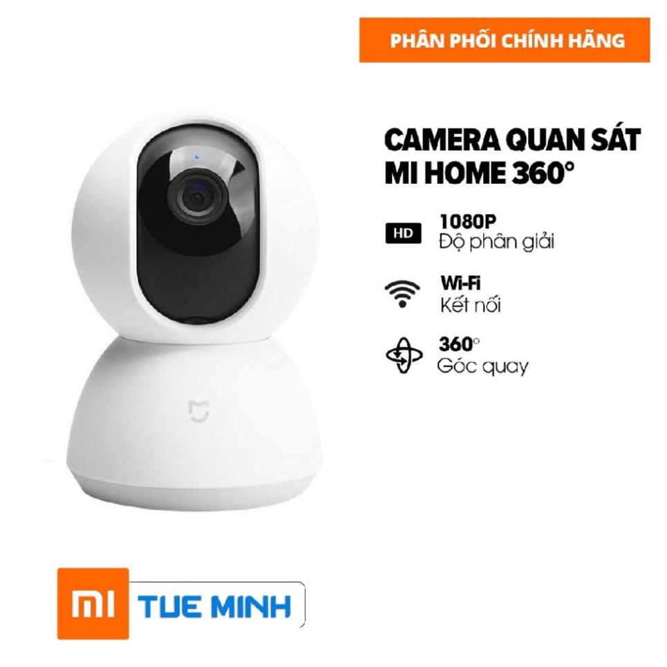 GIÁ CHƯA TỪNG CÓ Camera Xiaomi Mi Home Security 360° 1080p - Hàng chính hãng Digiworld phân phối GIÁ CHƯA TỪNG CÓ