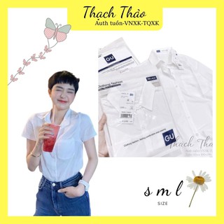 [GU] ÁO SƠ MI GU CỘC TAY MÁT MỊN
