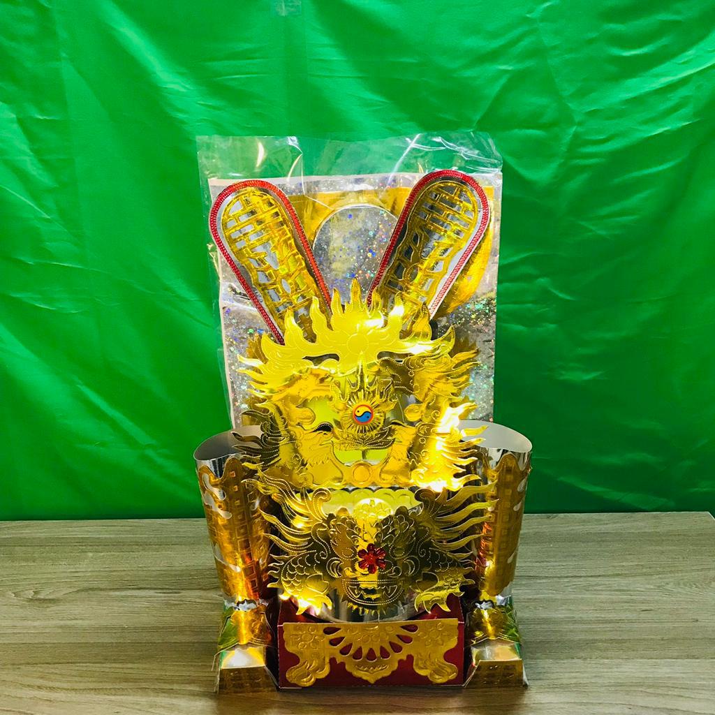 Bộ mũ, áo, hài Thần Linh. Chất liệu giấy cao cấp