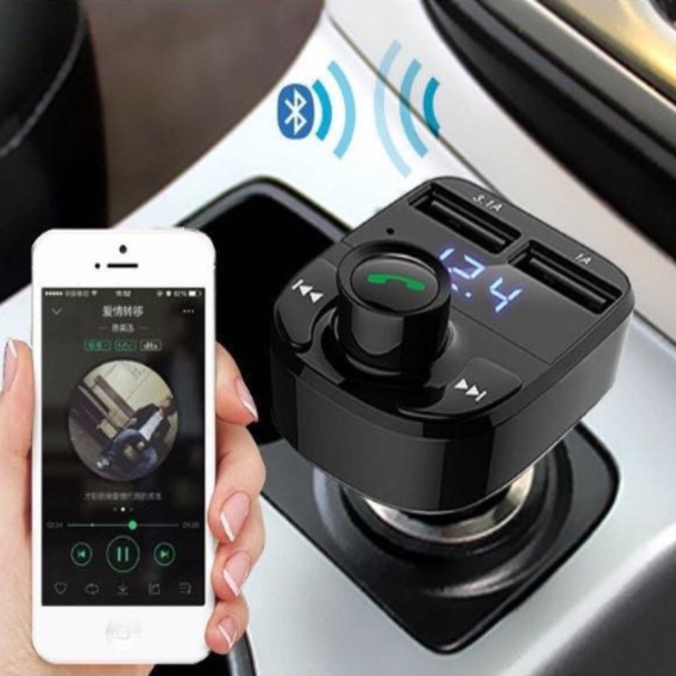 Tẩu nghe nhạc ô tô Hyundai HY-82, Bluetooth 4.0, Quick Charge 3.1