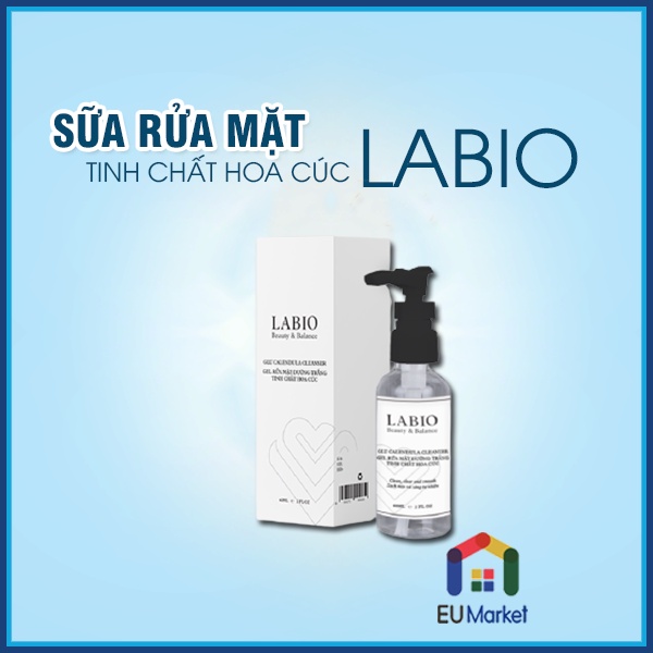 Sữa rửa mặt tinh chất hoa cúc dạng Gel - Glu Aloe Vera Cleaner 60ml