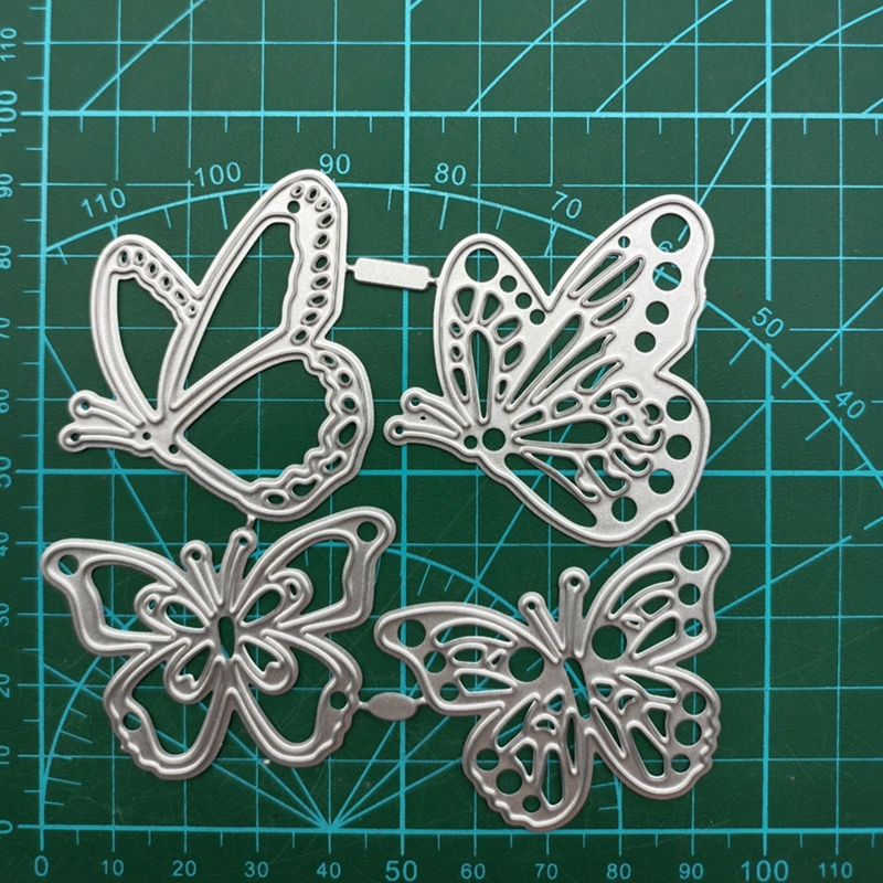 Khuôn Cắt Giấy Kim Loại Hình Bươm Bướm Xinh Xắn