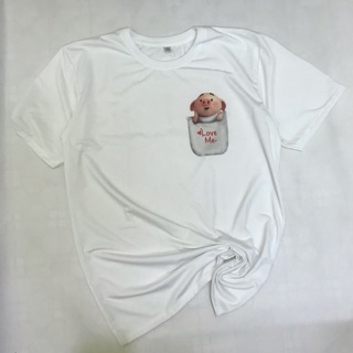 ÁO THUN HÌNH CHÚ HEO DỄ THƯƠNG