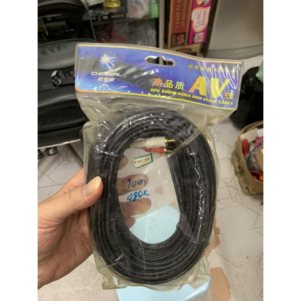 Dây AV 2 ra 2 Choseal loại tốt 1m-15m loại tốt cao cấp đời đầu