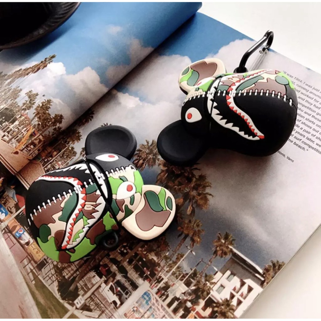 Case airpods KAWS CAMO - vỏ bảo vệ bao đựng tai nghe airpod 1/2/3 PRO