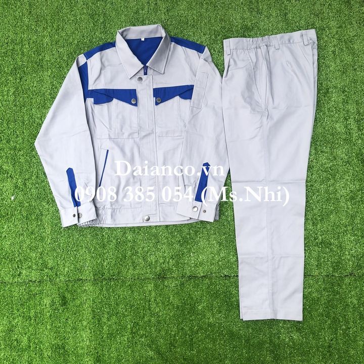 Quàn Áo  Bảo Hộ Lao Động Dành Cho Kỹ Sư Nhà Máy, Vải Siêu Thoáng Mát- Mã PR03