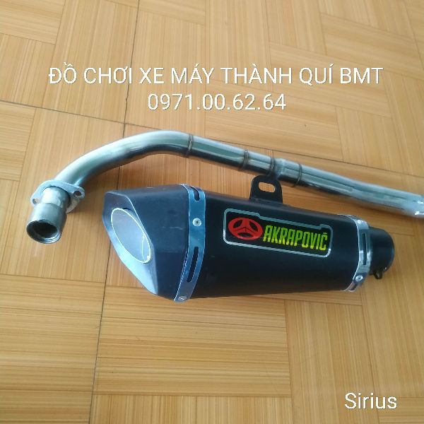 Pô độ Akrapovic kèm cổ Pô Sirius