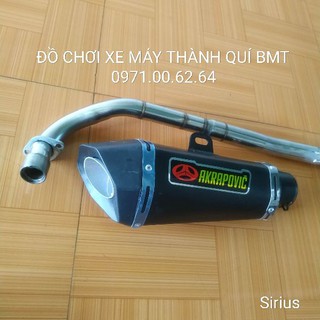 Pô độ Akrapovic kèm cổ Pô Sirius