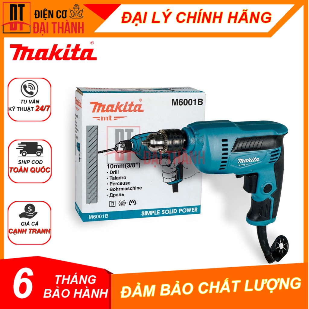 Máy Khoan 10mm Makita M6001B 450W