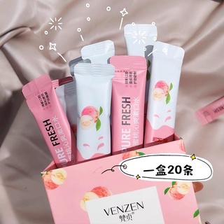 Hộp 20 Gói Nước Súc Miệng Venzen Vị Đào, Cam, Bạc Hà Hơi Thở Thơm Mát Dài Lâu, Loại Bỏ Vết Ố Trên Răng, Hơi thở Có Mùi