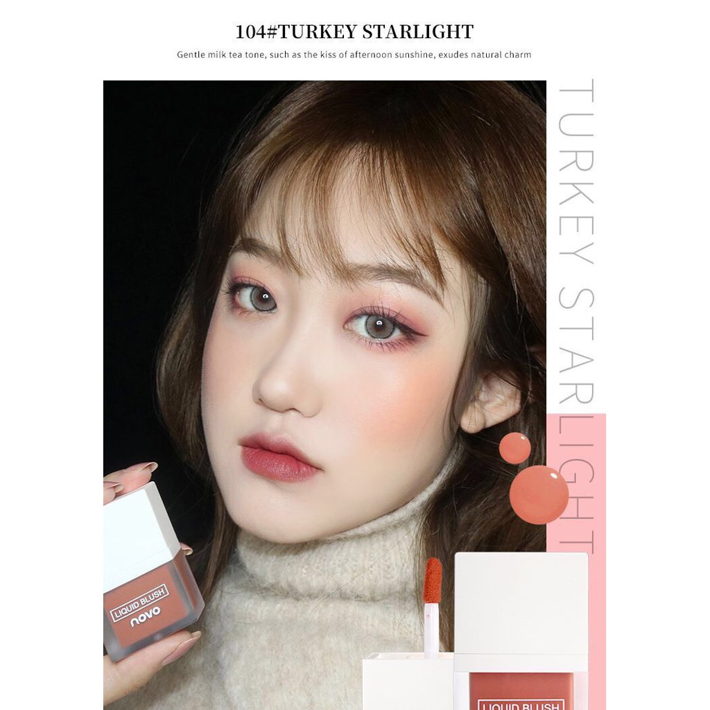 Phấn má dạng lỏng NOVO nhũ lấp lánh - Juice Liquid Blusher | BigBuy360 - bigbuy360.vn