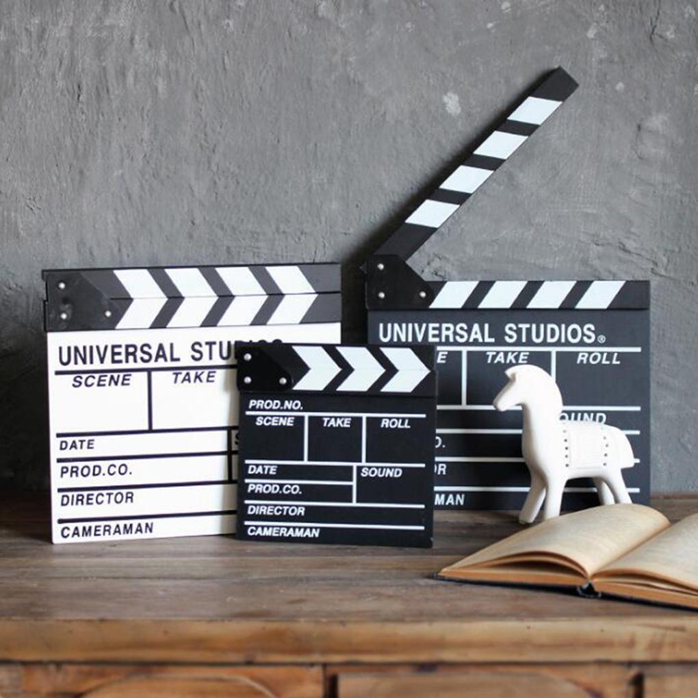 1x Đạo Cụ Quay Phim Clapper Clapboard Cắt Khô Chuyên Dụng