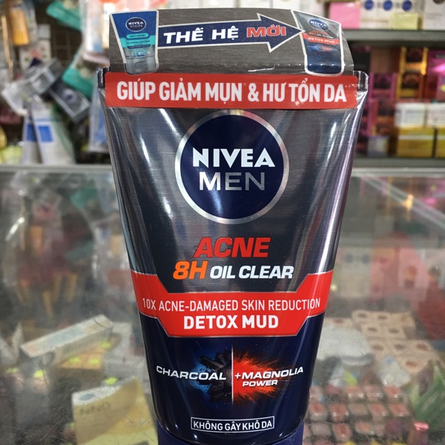 Sữa rửa mặt Nivea giúp giảm mụn hư tổn da 100g