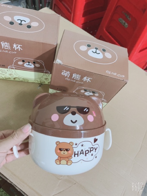 CA ÚP MÌ ❤️FREE SHIP❤️BÁT ÚP MÌ TAI GẤU RUỘT INOX CÁCH NHIỆT KUTE