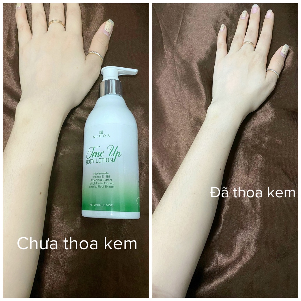 Lotion Make Body Up Nidor 350ml - Dưỡng trắng mịn da