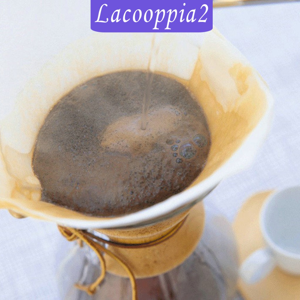 100 Giấy Lọc Cà Phê Kích Thước 2-4 2-4 Màu Nâu