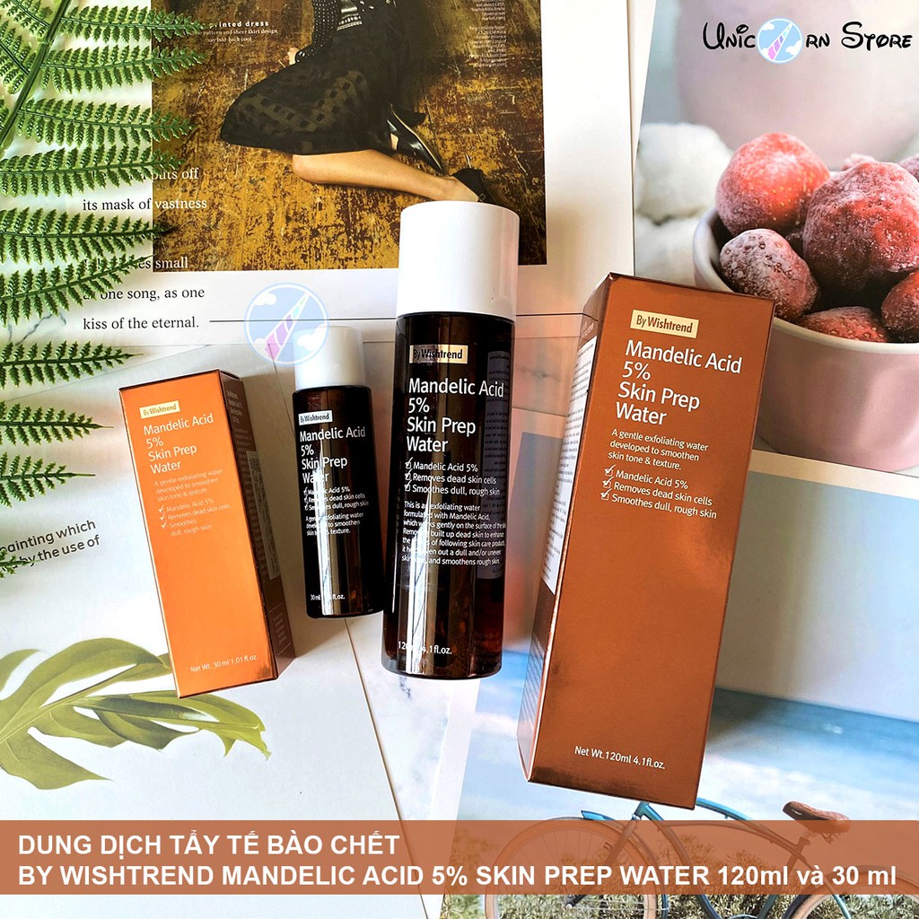 Dung Dịch Tẩy Tế Bào Chết By Wishtrend Mandelic Acid 5% Skin Prep Water 120ml | BigBuy360 - bigbuy360.vn